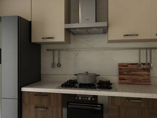 Remodelación Paseos del Pensamiento., Soma & Croma Soma & Croma Small kitchens Wood Wood effect