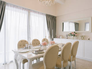 RiverSail Penthouse, Mr Shopper Studio Pte Ltd Mr Shopper Studio Pte Ltd Dining room