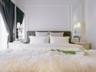 RiverSail Penthouse, Mr Shopper Studio Pte Ltd Mr Shopper Studio Pte Ltd Klassische Schlafzimmer