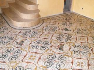Pavimento marmo policromo, La Musa Mosaici La Musa Mosaici Floors Metal