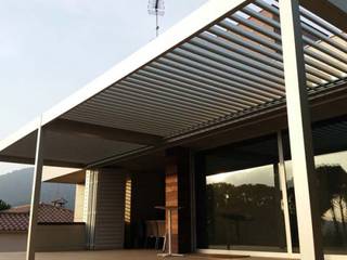 Pérgola bioclimática, Carpintería de Aluminio - Aluminis Tècnics Barcelona Carpintería de Aluminio - Aluminis Tècnics Barcelona