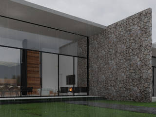 Casa Katy , GR arte & diseño GR arte & diseño Casas modernas Piedra
