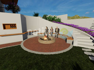 KK Mountain House, Notılus Landscape Desıgn Ltd. Notılus Landscape Desıgn Ltd. Kırsal Bahçe