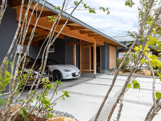 Isi-House okayama, 三宅和彦／ミヤケ設計事務所 三宅和彦／ミヤケ設計事務所 Wooden houses Solid Wood Multicolored