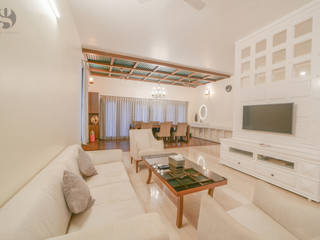 Mr.Kashif's Residence, Grid Property Developers Grid Property Developers Colonial style living room