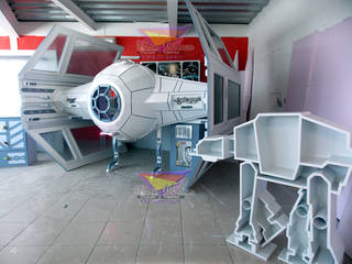 Impresionantes Recamaras de Star Wars, Kids World- Recamaras, literas y muebles para niños Kids World- Recamaras, literas y muebles para niños Klasyczny pokój dziecięcy Deski kompozytowe Przeźroczysty