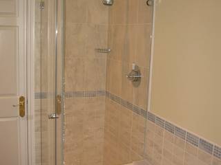 Frameless glass corner showers , Ion Glass Ion Glass حمام زجاج