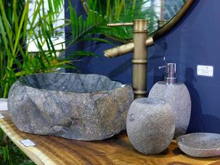 Vòi nước, vòi lavabo bằng đồng cổ điển cho phòng tắm mộc mạc rustic, KanLy KanLy Phòng tắm phong cách mộc mạc