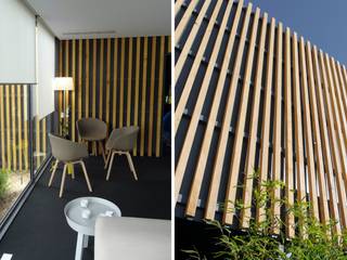 Maison modulaire contemporaine, Le Moduliste Le Moduliste 書房/辦公室 木頭 Wood effect