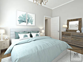 Progettazione di una seconda casa al mare, MF Studio Design MF Studio Design Mediterranean style bedroom