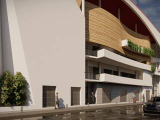 Mercado Leguia, +Espacio Urbano Arquitectos SRL +Espacio Urbano Arquitectos SRL Комерційні приміщення Бетон