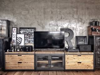 客製化櫃體設計製作, 銳龍工藝設計 銳龍工藝設計 Living roomTV stands & cabinets Parket Black