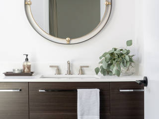 Mid-century modern remodel, Peltier Interiors Peltier Interiors Modern Banyo