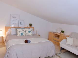 Home Staging Castelldefels - vivienda amueblada para alquilar o vender, Delaguard Home Staging Delaguard Home Staging Scandinavian style bedroom