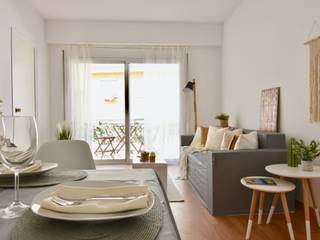 Home Staging Castelldefels - Vivienda Vacía para vender, Delaguard Home Staging Delaguard Home Staging Salas de jantar mediterrâneas