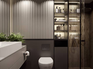 Sushant lok 2, Gurgaon, Hoc Designarch Hoc Designarch Banheiros modernos