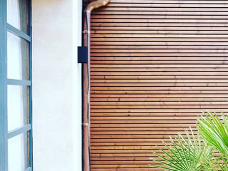 Fachada ventilada termotratada LunaWood, Montajesmallorca Montajesmallorca Commercial spaces Wood Wood effect