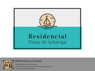 Residencial Praia de Ipitanga, ARQ-PB Arquitetura e Construção ARQ-PB Arquitetura e Construção منازل التراس الخرسانة