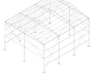 Projeto estrutura metálica para galpão / barracão, Broka Projetos Broka Projetos