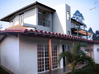 Casa Mirador, Dot Arquitectura + diseño S.A.S Dot Arquitectura + diseño S.A.S Single family home Concrete