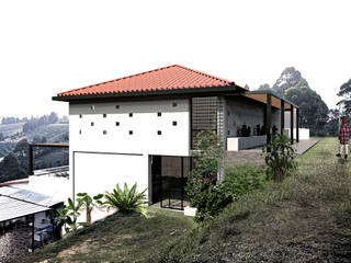 Casa Mirador, Dot Arquitectura + diseño S.A.S Dot Arquitectura + diseño S.A.S Single family home Concrete