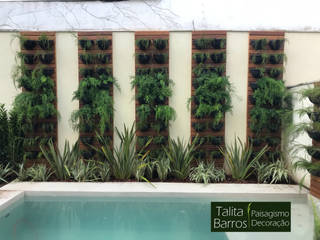 Jardim da piscina, Talita Barros Talita Barros กำแพง