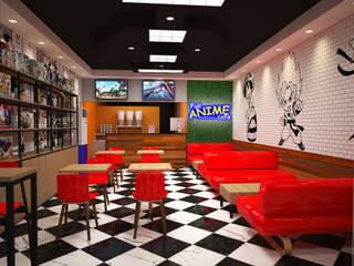 Full Anime Cafe, KDA Design + Architecture KDA Design + Architecture Espacios comerciales