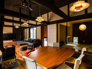 大工さんち, murase mitsuru atelier murase mitsuru atelier Asiatische Wohnzimmer