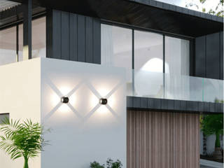Lighting Home Decor Project With Facade Lights, Harold Electrical Harold Electrical กำแพง อลูมิเนียมและสังกะสี