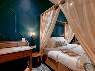 JAIPUR BUNGALOW, Studio ARID Studio ARID Classic style bedroom Wood Wood effect