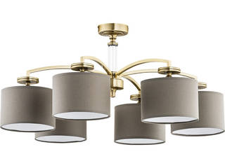 Bespoke Lighting Solutions for low ceiling, Luxury Chandelier LTD Luxury Chandelier LTD Phòng ngủ phong cách hiện đại Đồng / Đồng / Đồng thau Amber/Gold