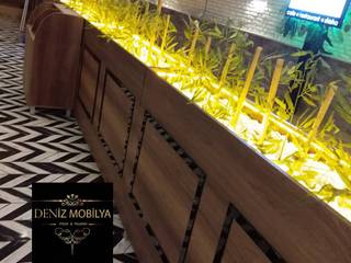 CAFE DEKORASYONU VİLLA GARDEN, DENİZ MOBİLYA DENİZ MOBİLYA Commercial spaces Wood Wood effect