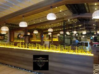 CAFE DEKORASYONU VİLLA GARDEN, DENİZ MOBİLYA DENİZ MOBİLYA Commercial spaces Wood Wood effect