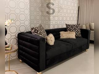 Lounge in Style , SUPELLEX HOME SUPELLEX HOME Nowoczesny pokój multimedialny Naturalne włókno Beżowy