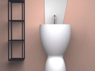 BOBO collection - freestanding in ceramica made in italy, eto' eto' Modern bathroom Ceramic