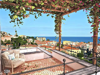 Rustieke balkons, veranda's en terrassen van homify Rustiek & Brocante