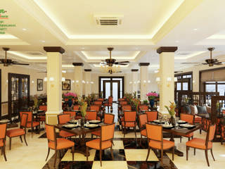 Nhà hàng phong cách Tân cổ điển, Công ty TNHH Thiết kế và Ứng dụng QBEST Công ty TNHH Thiết kế và Ứng dụng QBEST Dining room