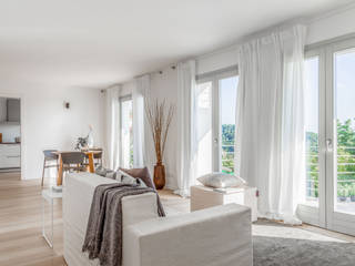 Home Staging a Trieste , Angela Baghino Angela Baghino Eclectische woonkamers