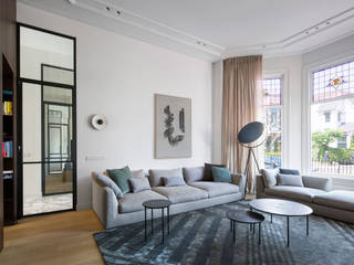 Klassieke grandeur in een modern jasje, Sigrid van Kleef & René van der Leest - Studio Ruim Sigrid van Kleef & René van der Leest - Studio Ruim Living room