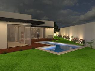 Casa L, Modern Architect Modern Architect Modern balcony, veranda & terrace