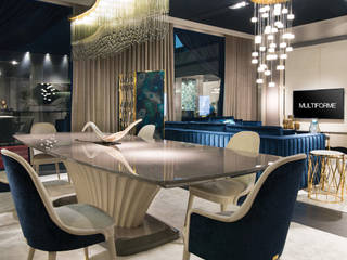 Элегантность в дизайне интерьера, MULTIFORME® lighting MULTIFORME® lighting Classic style dining room