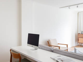Carnide Apartment, Photoshoot.pt - Architectural Photography Photoshoot.pt - Architectural Photography Scandinavian style study/office