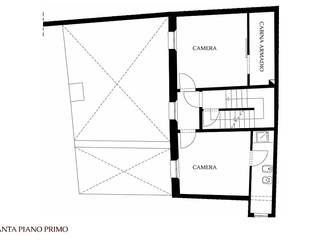 RISTRUTTURAZIONE APPARTAMENTO CENTRO STORICO, STUDIO BAISI STUDIO BAISI Camera da letto moderna