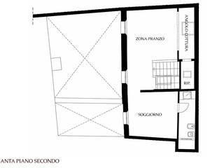 RISTRUTTURAZIONE APPARTAMENTO CENTRO STORICO, STUDIO BAISI STUDIO BAISI Soggiorno moderno