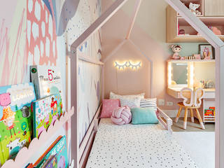 Quarto Infantil Montessori, Carolina Kist Arquitetura & Design Carolina Kist Arquitetura & Design Phòng trẻ em phong cách hiện đại