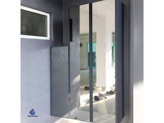 Aluminium Shoe Cabinet, Alloy Kitchen Alloy Kitchen Pasillos, hall y escaleras de estilo asiático Aluminio/Cinc