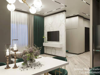 Дизайн интерьера дома, Студия дизайна Натали Студия дизайна Натали Moderne Wohnzimmer