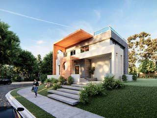 3BHK Bungalow Design Plan | Plot size - 35'x40' | North Facing | 1500 SqFt , HouseStyler HouseStyler Bungalows