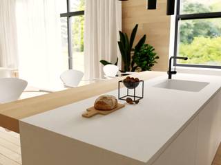 Загородный дом в Лен. области, Twenty-one Twenty-one Minimalist kitchen