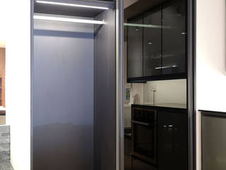 Aluminium Wardrobe, Alloy Kitchen Alloy Kitchen Phòng ngủ phong cách kinh điển Nhôm / Kẽm